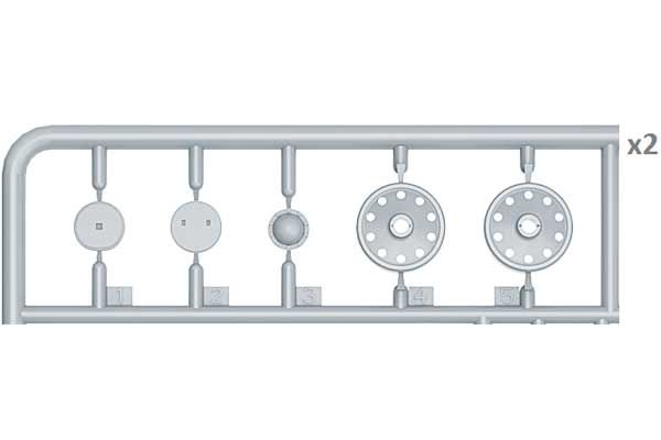 Набор катков для танка Т-34. 1942-43 г. выпусков (MiniArt 35239) 1/35