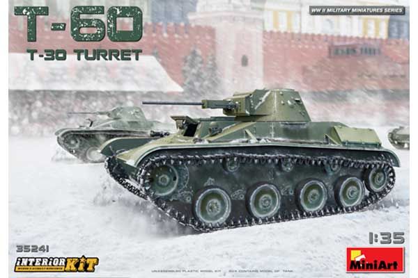 T-60 (с Башней от T-30) (MiniArt 35241) 1/35 T-60 (с Башней от T-30) (MiniArt 35241) 1/35