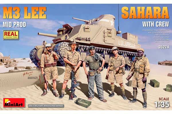 M3 LEE  SAHARA с экипажем (MiniArt 35274) 1/35