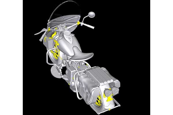 Американские мотоциклы на ремонте (MiniArt 35284) 1/35