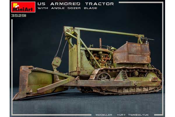 Американский Бронированный Трактор с Бульдозерным Отвалом (MiniArt .35291) 1/35