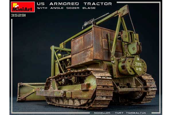 Американский Бронированный Трактор с Бульдозерным Отвалом (MiniArt .35291) 1/35