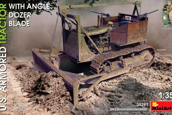 Американский Бронированный Трактор с Бульдозерным Отвалом (MiniArt .35291) 1/35 Американский Бронированный Трактор с Бульдозерным Отвалом (MiniArt .35291) 1/35