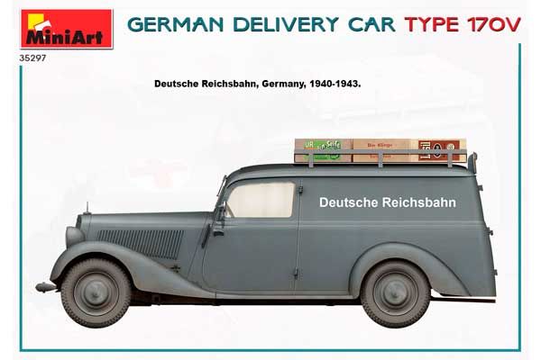 Німецький автомобіль доставки TYPE 170V (MiniArt 35297) 1/35