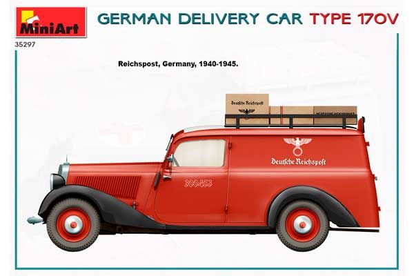 Немецкий автомобиль доставки TYPE 170V (MiniArt 35297) 1/35