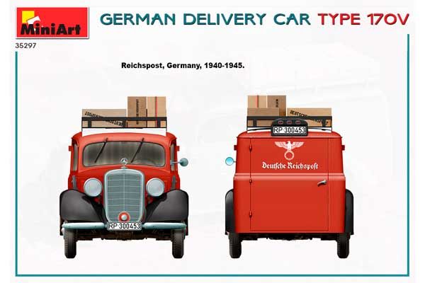 Німецький автомобіль доставки TYPE 170V (MiniArt 35297) 1/35