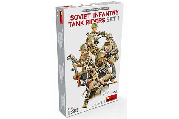 Советские Солдаты Едущие на Танке - Набор 1 (MiniArt 35309) 1/35