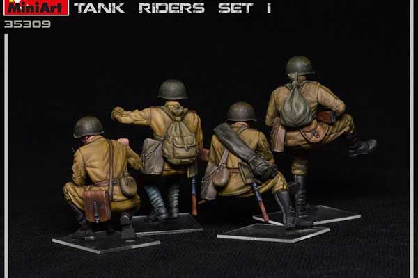 Советские Солдаты Едущие на Танке - Набор 1 (MiniArt 35309) 1/35