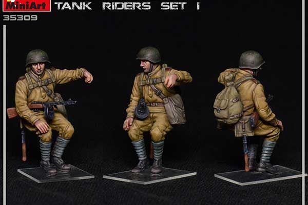 Советские Солдаты Едущие на Танке - Набор 1 (MiniArt 35309) 1/35