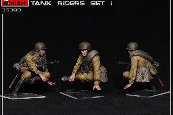 Советские Солдаты Едущие на Танке - Набор 1 (MiniArt 35309) 1/35