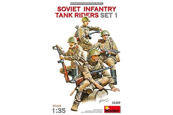 Советские Солдаты Едущие на Танке - Набор 1 (MiniArt 35309) 1/35