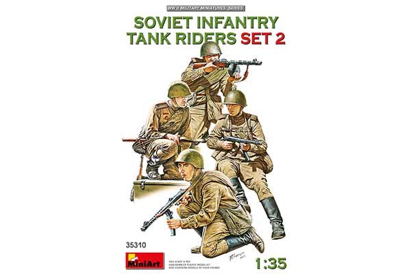 Радянські Солдати Їдучі на Танку Набір 2 (MiniArt 35310) 1/35