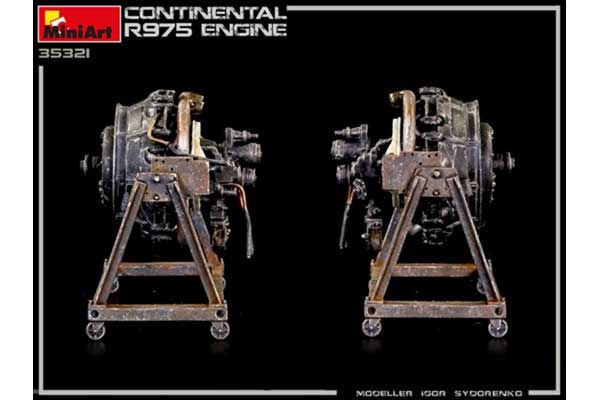 Двигатель Continental R975 (MiniArt 35321) 1/35