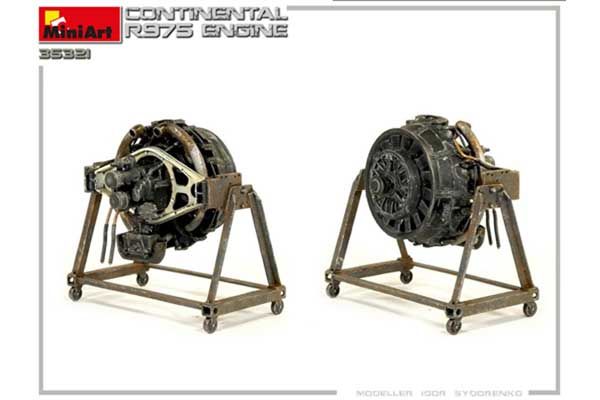 Двигатель Continental R975 (MiniArt 35321) 1/35