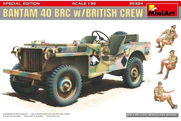 BANTAM 40 BRC с Британским Экипажем (MiniArt 35324) 1/35 BANTAM 40 BRC с Британским Экипажем (MiniArt 35324) 1/35