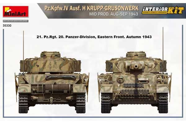 Pz.Kpfw.IV Ausf. H KRUPP-GRUSONWERK (MiniArt 35330) 1/35