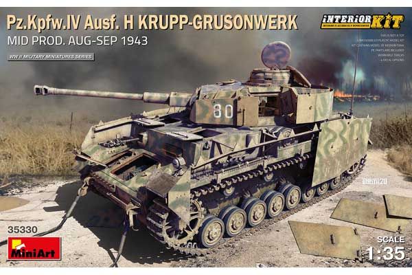 Pz.Kpfw.IV Ausf. H KRUPP-GRUSONWERK (MiniArt 35330) 1/35