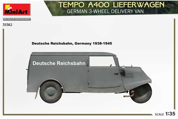 Tempo A400 Lieferwagen (MiniArt 35382) 1/35