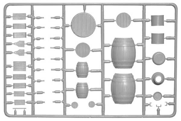 Деревянные бочки и сельская утварь (MiniArt 35550) 1/35