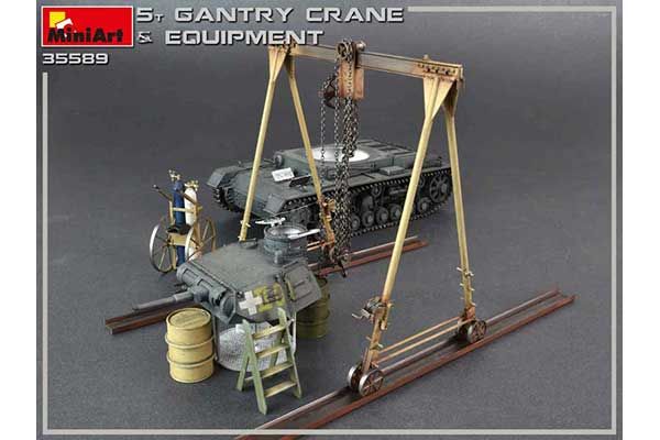 Збірна модель - 5-тонний кран і Устаткування (Mini Art 35589) 1/35