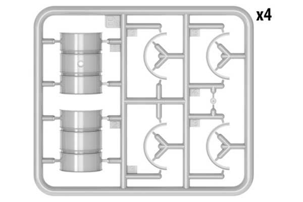 Металлические Бочки для Топлива и Масла 1930-50-х годов (MiniArt 35613) 1/35