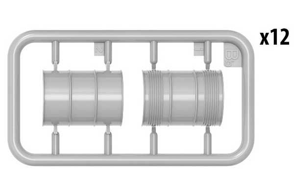 Современные Бочки с Маслом 200л. (MiniArt 35615) 1/35