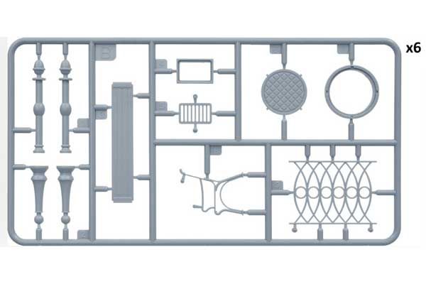 Вуличні аксесуари з ліхтарями і годинниками (MiniArt 35639) 1/35