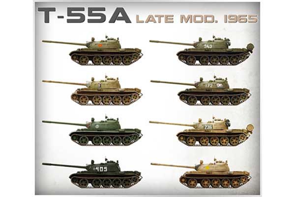 Т-55А поздних модификаций 1965 г. (MiniArt 37022) 1/35