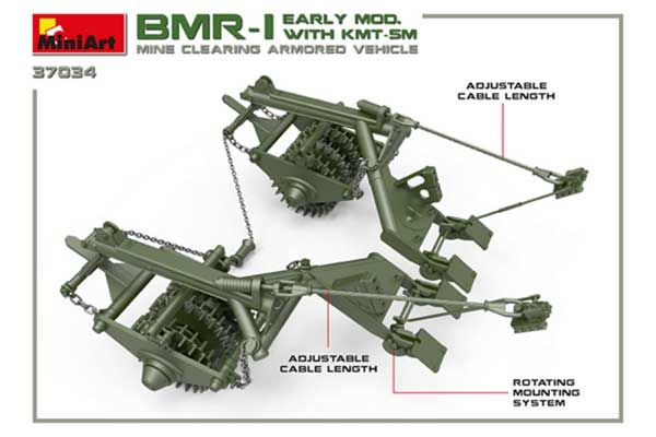 БМР-1 ранніх випусків з КМТ-5М (MiniArt 37034) 1/35