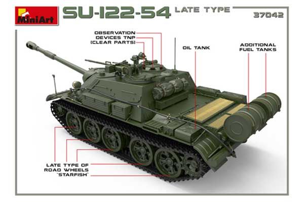 СУ-122-54 позднего типа (MiniArt 37042) 1/35