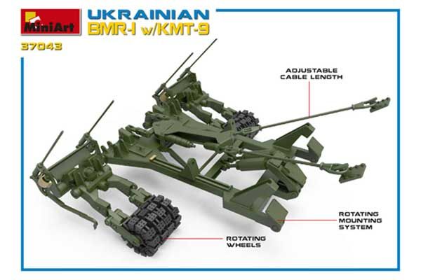 Украинская БМР-1 с КМТ-9 (MiniArt 37043) 1/35