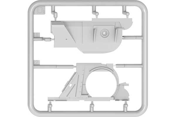 Коробка передач для Т-54 (MiniArt 37051) 1/35