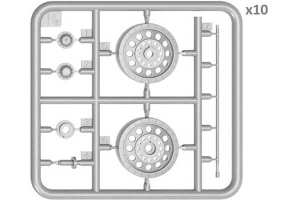 Набір Катків для Танків T-54, (Ранніх Модифікацій) (MiniArt 37054) 1/35