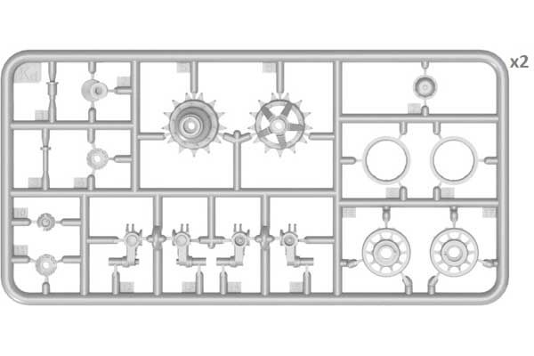 Набір Катків для Танків T-54, (Ранніх Модифікацій) (MiniArt 37054) 1/35