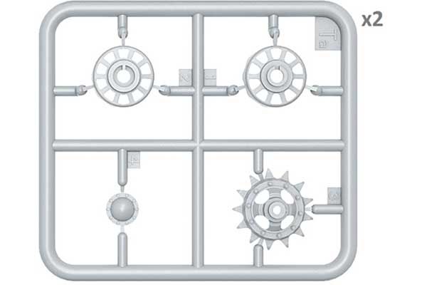 Набір Катків для Танків T-54, T-55 (Ранніх Модифікацій) (MiniArt 37056) 1/35