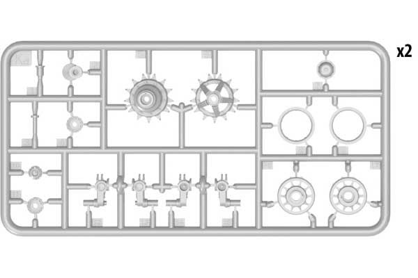 Набір Катків для Танків T-62 (MiniArt 37060) 1/35