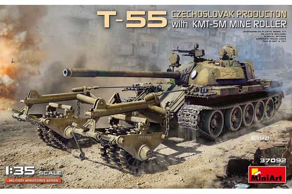 Т-55 Чехословацкого Производства с КМТ-5М (MiniArt 37092) 1/35