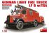 Немецкий пожарный автомобиль LF8 с прицепом и помпой (MiniArt 38002) 1/35