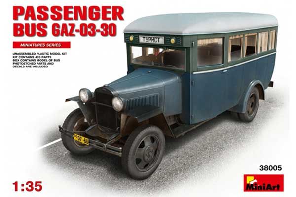Пассажирский автобус ГАЗ-03-30 (MiniArt 38005) 1/35
