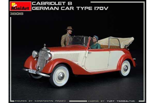 CABRIOLET B німецький автомобіль Type 170V (MiniArt 38018) 1/35