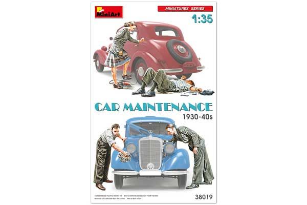 Техническое Обслуживание Автомобиля 30-40х Годов (MiniArt 38019) 1/35