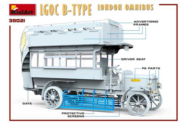 LGOC B-TYPE Лондонський Омнібус (MiniArt 38021) 1/35