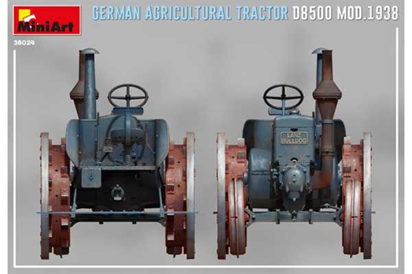 Німецький сільськогосподарський трактор D8500 мод.1938 р. (MiniArt 38024) 1/35