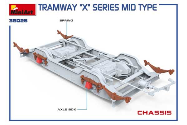 Трамвай “X” серии. Среднее производство (MiniArt 38026) 1/35