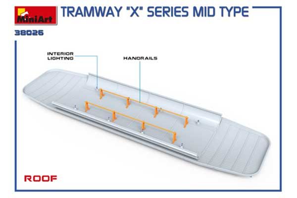 Трамвай “X” серии. Среднее производство (MiniArt 38026) 1/35