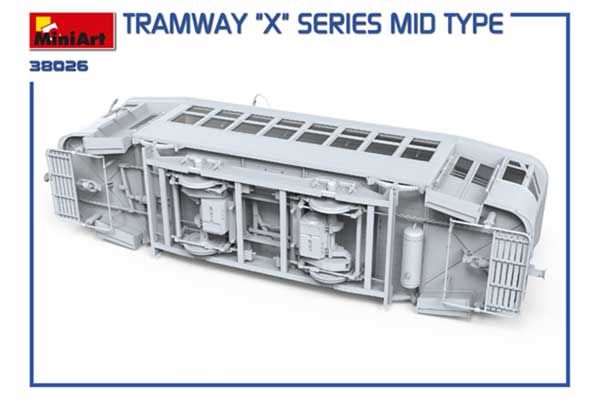 Трамвай “X” серии. Среднее производство (MiniArt 38026) 1/35