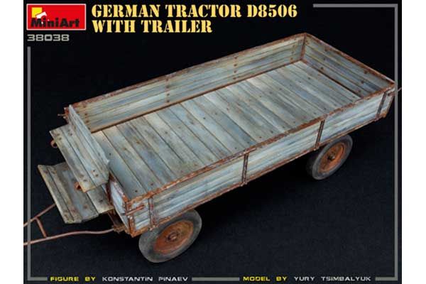 Немецкий трактор D8506 с прицепом (MiniArt 38038) 1/35