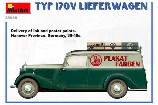 Typ 170v Lieferwagen (MiniArt 38040) 1/35