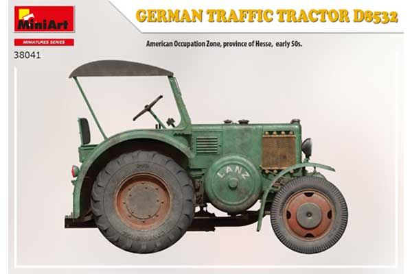 Німецький транспортний трактор D8532 (MiniArt 38041) 1/35