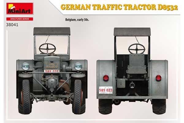 Немецкий транспортный трактор D8532 (MiniArt 38041) 1/35